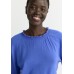 Xandres - ZAMARA - 29579-01-3340 - Blauwe trui van merinowol